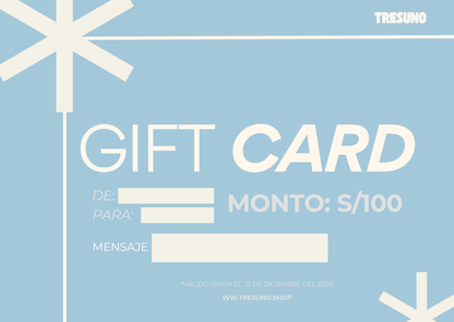 Gift Card Tresuno