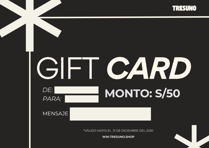 Gift Card Tresuno