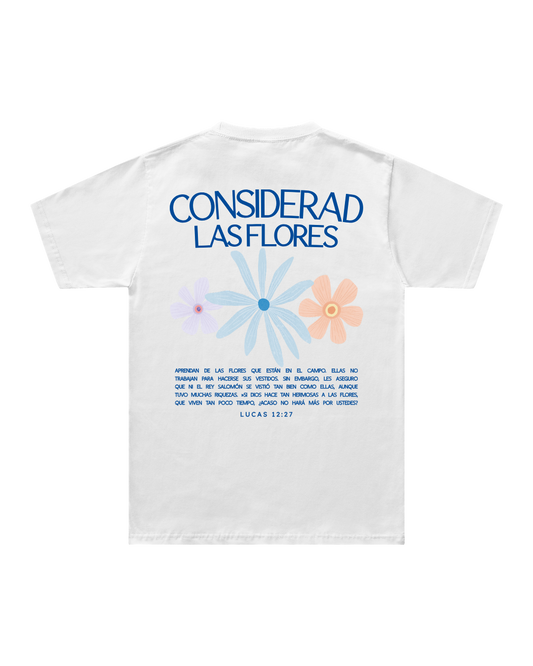 Polo para mujer "Considerad las Flores"